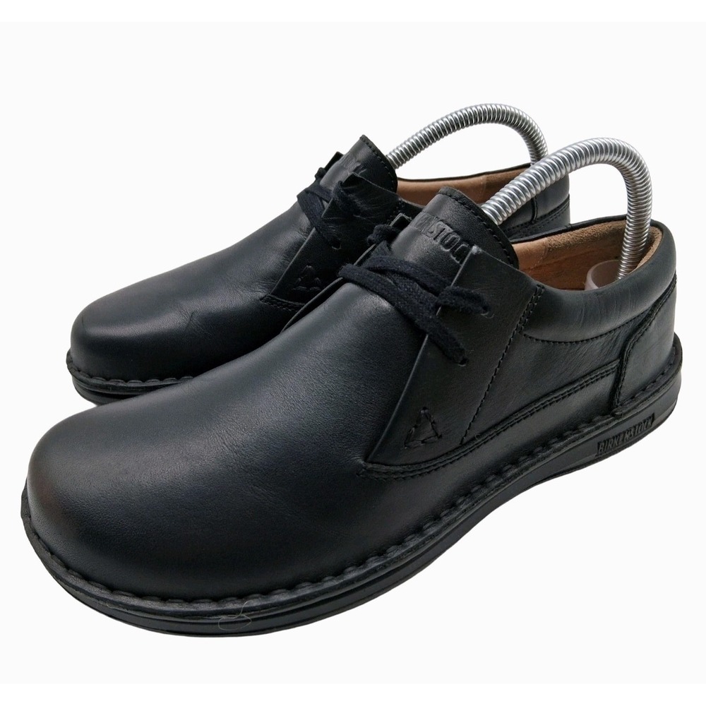 Birkenstock Shoes Womens EU 40 US 9 Black Leather Lace Up Casual Oxford Comfort